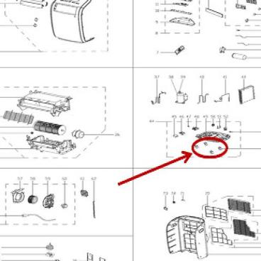 Frigidaire Part# 5304487173 Caster (OEM)