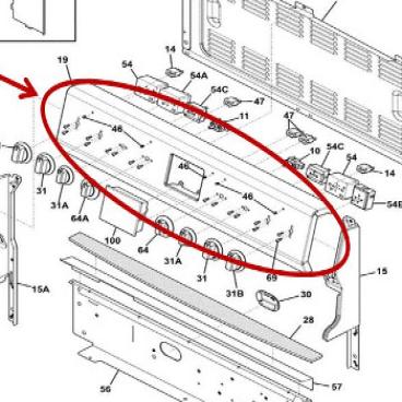 Frigidaire Part# 5304496879 Panel (OEM)