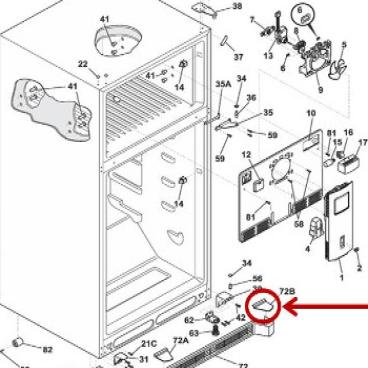 Frigidaire Part# 5304498920 Cover (OEM)