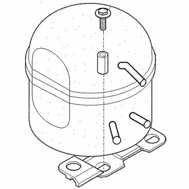 Frigidaire Part# 5304512573 Compressor Assembly - Genuine OEM