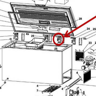 Frigidaire Part# 5304512836 Hinge Assembly (OEM)