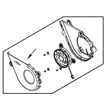 Frigidaire Part# 5304519187 Fan Housing  - Genuine OEM