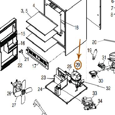 U-Line Part# 70077-S Compressor Assembly (OEM)