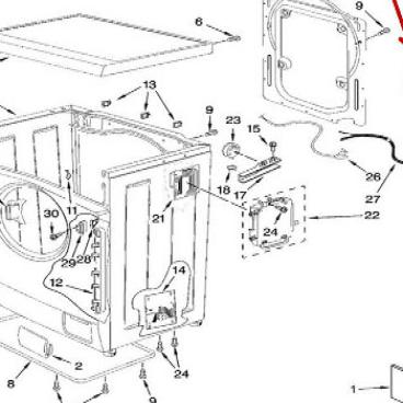 Whirlpool Part# 8182325 Clamp (OEM)