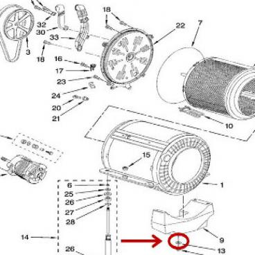 Whirlpool Part# 8182453 Washer (OEM)