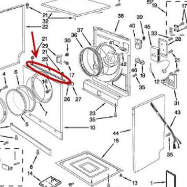 Whirlpool Part# 8182511 Bracket (OEM)