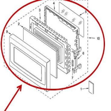 Whirlpool Part# 8183649 Door (OEM)