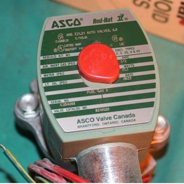 Asco Part# 8214G20B 1/2 inch NC 0/50# Propane (OEM)