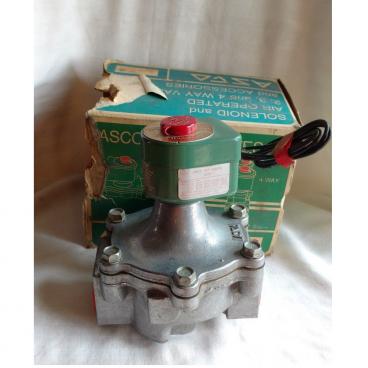 Asco Part# 8215B60 1.25 inch NC 0/25 # Shut Off Valve 120v (OEM)