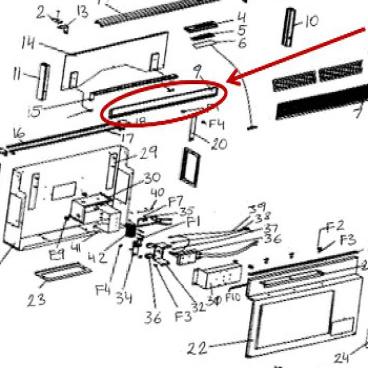 Dacor Part# 82791 Sleeve (OEM) Front