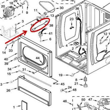 Whirlpool Part# 8283298 Wire Harness (OEM)