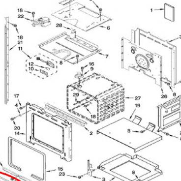 Whirlpool Part# 8303965 Insulation (OEM)