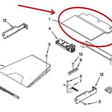 Whirlpool Part# 8304219 Top Cover (OEM)