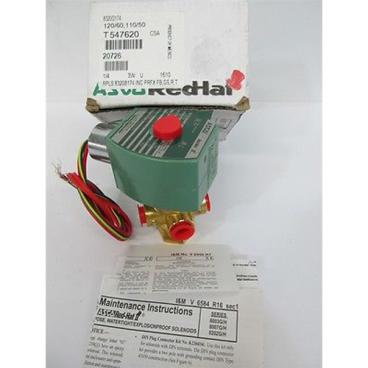 Asco Part# 8320G174-120VDC 1/4 Inch 3-Way 120 Vdc 0/60# Air Water (OEM)