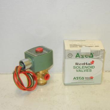 Asco Part# 8320G176-24V 1/4 Inch Univ 3-Way 0/50# Brass Valve (OEM)