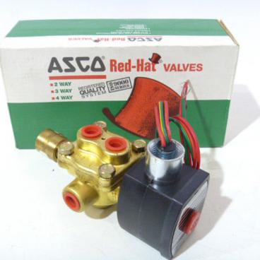 Asco Part# 8342G1MO 1/4 Inch 4-Way 0-125# Air 100# Water Lt Oil (OEM)