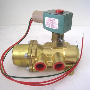 Asco Part# 8344G0 1/4 Inch 4-Way, 10/250#, Brass, Solenoid Valve (OEM)