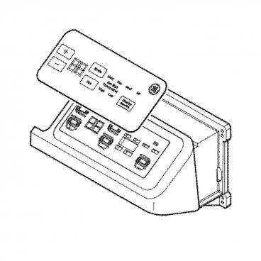 GE AZ45E07DABW1 UI Housing Assembly - Genuine OEM