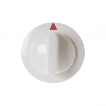 GE DDE5100SBLWW Timer Control Knob (White) - Genuine OEM