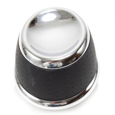 GE GFD48ESSK0WW Control Knob Assembly (Rubber/Chrome) - Genuine OEM