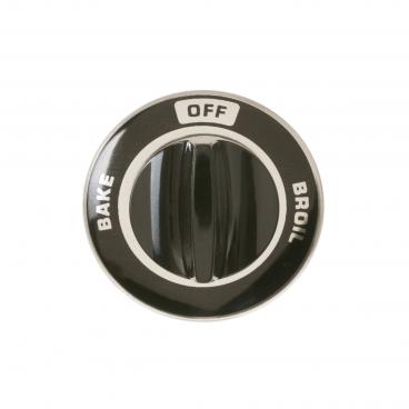 GE JAS01xJ4 Burner Control Knob (Black) - Genuine OEM