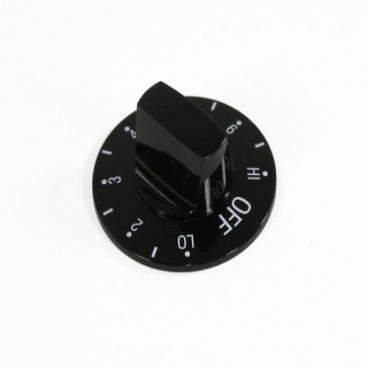 GE JAS02Y1 Temperature Control Knob (Black) - Genuine OEM