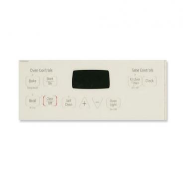 GE JB620DR3WW Button Control Faceplate (white) - Genuine OEM