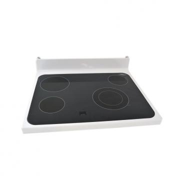 GE JB630DF5WW Glass Cooktop Assembly (White) - Genuine OEM