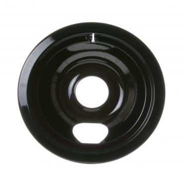 GE JBP26BY7 Burner Drip Bowl (6 in, Black) - Genuine OEM