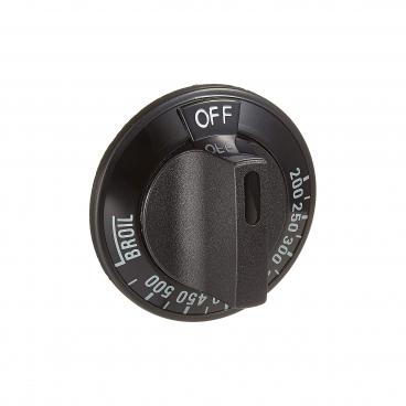 GE JGBS04PPW1WH Temperature Control Knob (Black) - Genuine OEM