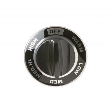 GE JMS27GxJ4 Burner Control Knob (Black) - Genuine OEM