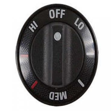 GE JSP26BD1WH Infinite Control Knob (Black) - Genuine OEM