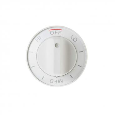 GE JSP31GP4WH Infinite Control Knob (White) - Genuine OEM