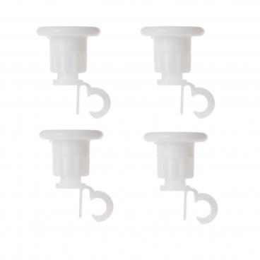 Hotpoint HDA100V-64WH Roller and Stud Assembly (4 Pack) - Genuine OEM