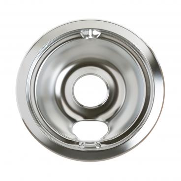 Hotpoint RB526DH1WW Burner Drip Bowl (6 in, Chrome) - Genuine OEM