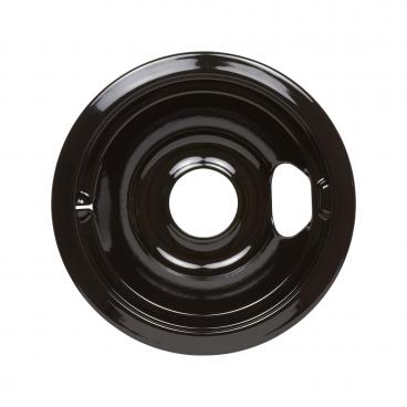 Hotpoint RB755GT1WH Burner Drip Bowl (6 in, Black Porcelain) - Genuine OEM