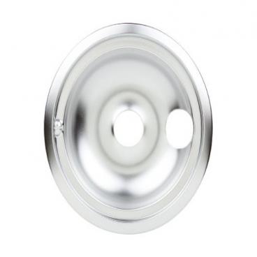 Hotpoint RB757DP2WH Chrome Drip Bowl - 8inch Burner - Genuine OEM