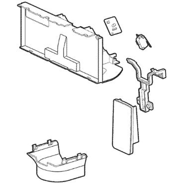 LG Part# ADW73149908 Ice Funnel Assembly - Genuine OEM