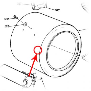 GE Part# WE21X20564 Drum (OEM)