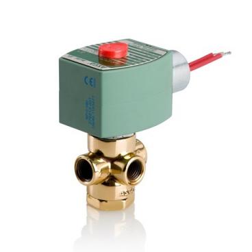 Asco Part# HB8320G174MB Direct Acting General Service 3-Way Solenoid Valve 1/4 Inch 100 Psi (OEM)