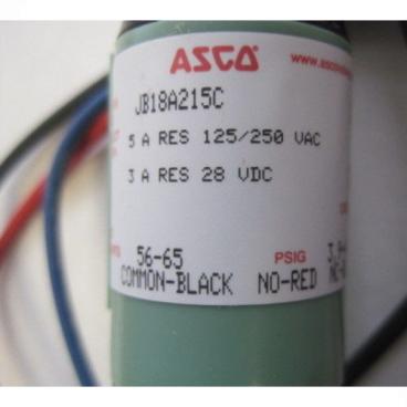 Asco Part# JB18A215C Pressure Switch (OEM)