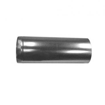 Deflecto Part# PP04530B Galvanized Round Perimeter Pipe (OEM) 4 in. 60 ft. 30GA