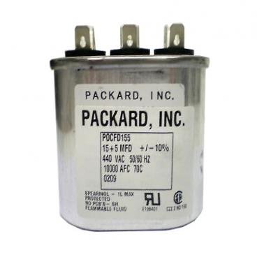 Packard Part# TOCFD155 Oval Run Capacitor (OEM) 15+5 MFD 440/370V