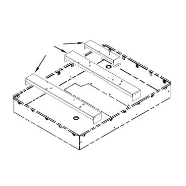 Whirlpool Part# W10205612 Shelf Support - Genuine OEM