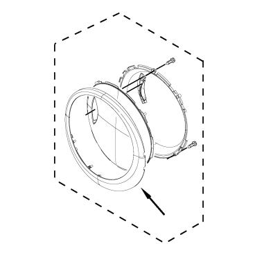 Whirlpool Part# W10772471 Door Ring Trim - Genuine OEM