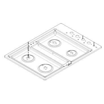 Whirlpool Part# W11051254 Cooktop - Genuine OEM