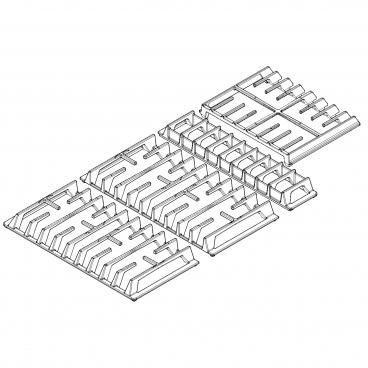 Whirlpool Part# W11369702 Grate Kit - Genuine OEM