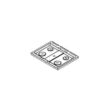 Whirlpool Part# W11450806 Cooktop (Black) - Genuine OEM