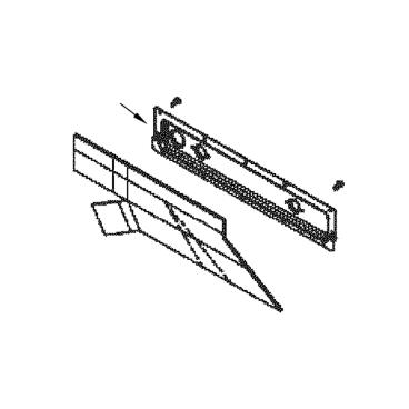 GE Part# WB34X21723 Complement Back Panel - Genuine OEM