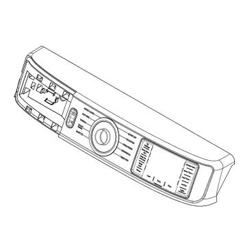 GE Part# WE13X29755 Satin Nickel Control Panel - Genuine OEM